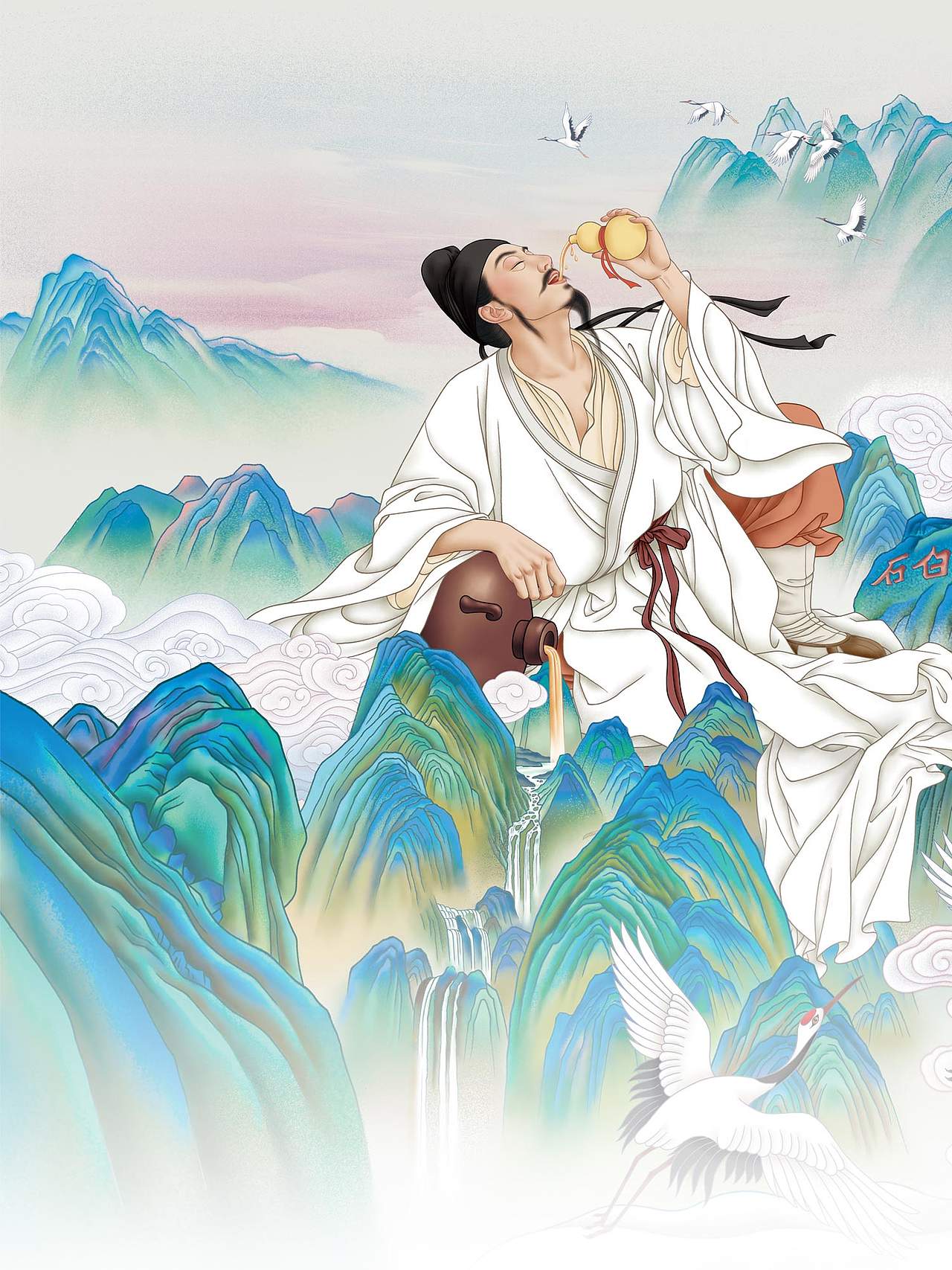 即墨老酒 | 自加热黄酒（太白篇）包装设计（图ZNDA3MzgzMDIw） - 包装 - 站酷设计师广州伊夫绿洲创意原创素材 - 站酷ZCOOL