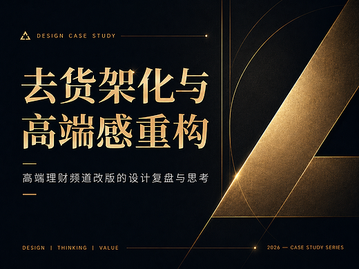 去货架化与高端感重构:京东高端理财频道页改版设计复盘