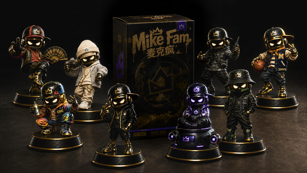“麦克疯”Mike Fam --- 嘻哈IP设计,产品周边(图ZNDA3NDAyMDk2) - 人物/生物 - 站酷设计师artanisterry原创素材 - 站酷ZCOOL
