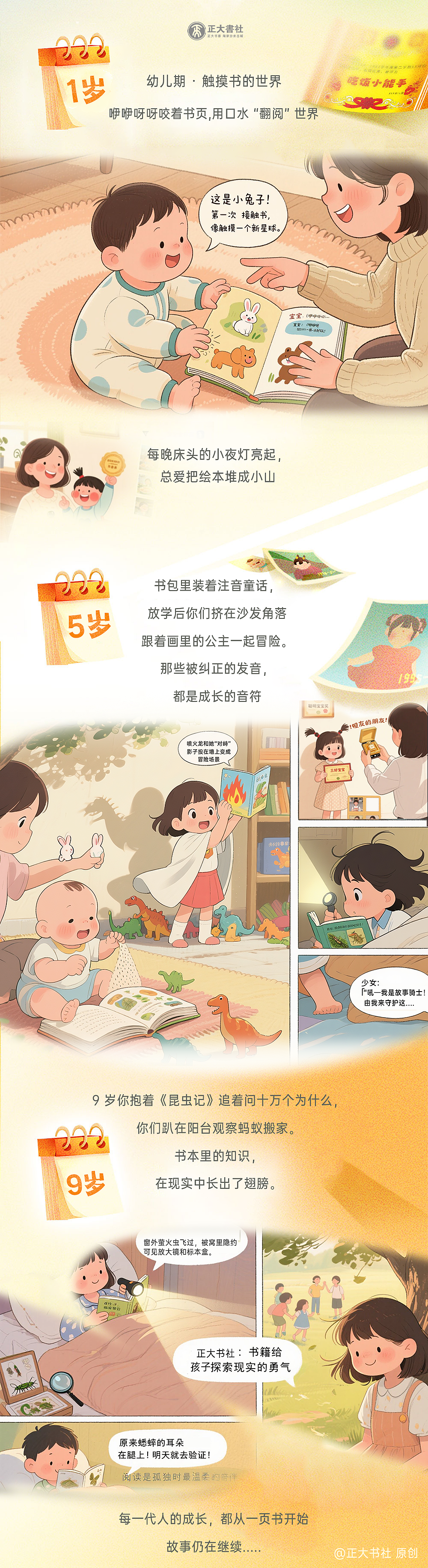 《成长与阅读》营销插画（图ZNDA3NDA2MjQw） - 品牌 - 站酷设计师秋北先生原创素材 - 站酷ZCOOL