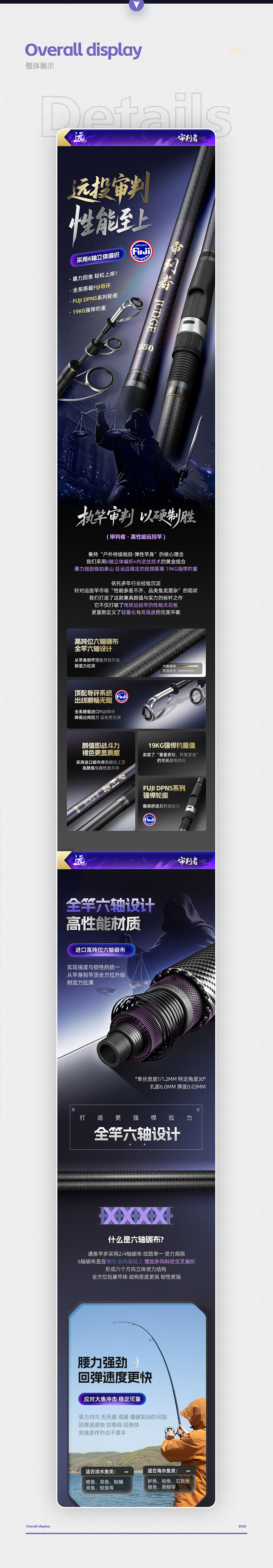 渔具户外用品 路亚鱼竿详情页展示(图ZNDA3NDE5MzQw) - 电商 - 站酷设计师零度渔具视觉原创素材 - 站酷ZCOOL