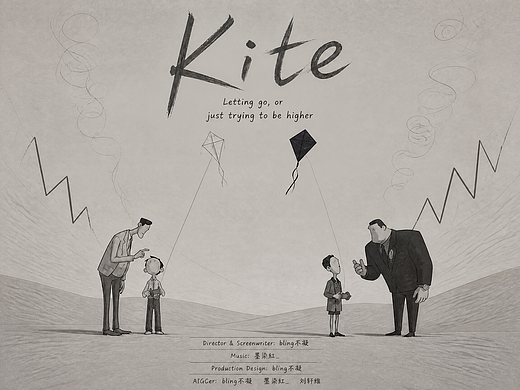 AI叙事短片-《Kite》