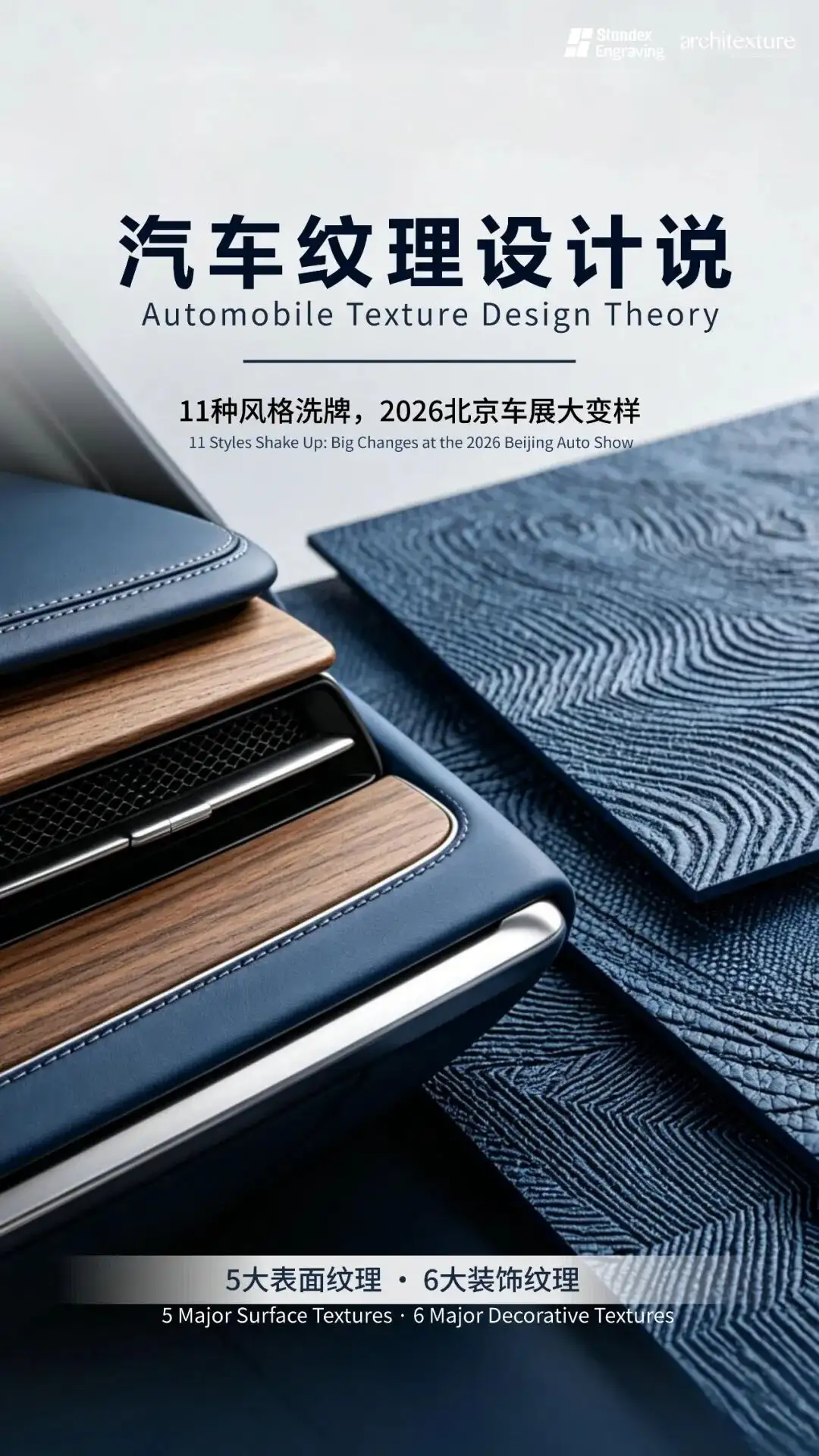 2026北京车展：11大汽车纹理设计趋势总结+解读（图ZMTU2MjcxNjg=） - 资讯 - 站酷设计师CMF设计军团原创素材 - 站酷ZCOOL