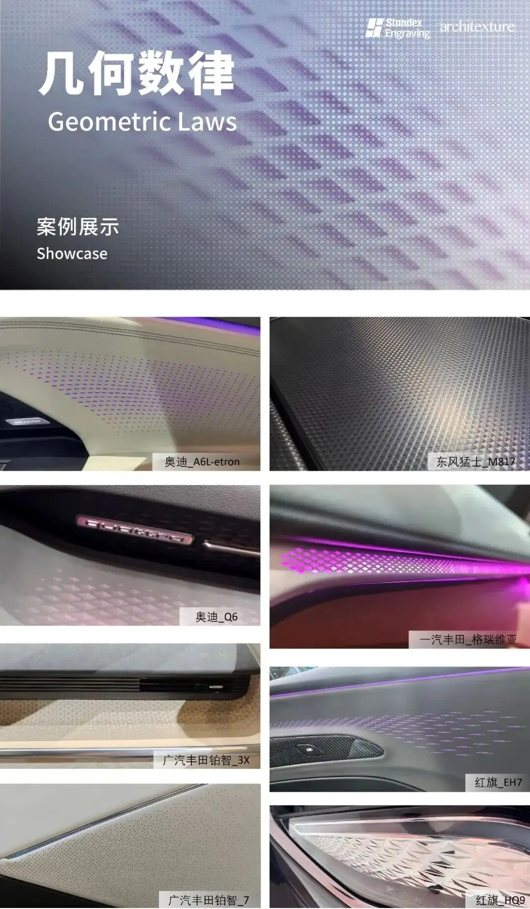 2026北京车展：11大汽车纹理设计趋势总结+解读（图ZMTU2MjcyODQ=） - 资讯 - 站酷设计师CMF设计军团原创素材 - 站酷ZCOOL