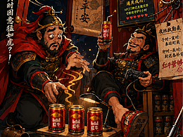 红牛创意海报