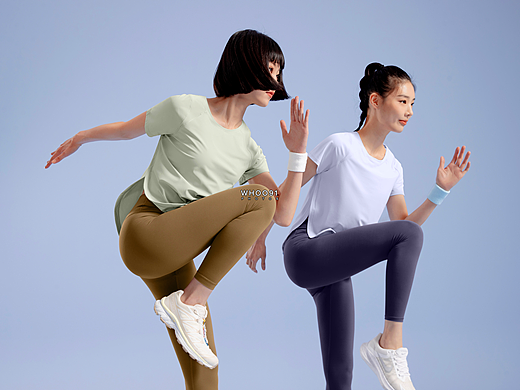 运动品牌拍摄丨凉感T恤双人lookbook