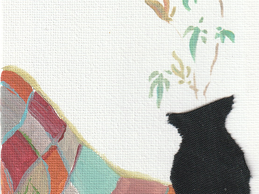 原创插图 | 飞舞的花朵儿