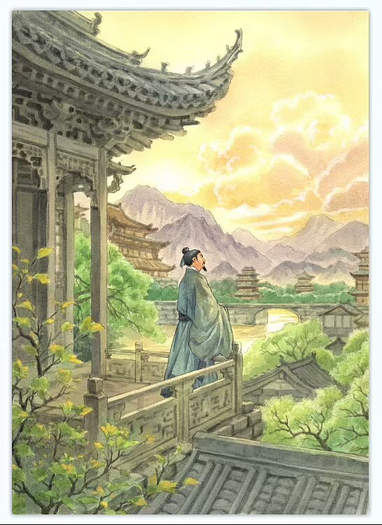 古诗词水彩配图（图ZNDA3NDg5NDg0） - 儿童插画 - 站酷设计师影可洛夫斯基原创素材 - 站酷ZCOOL