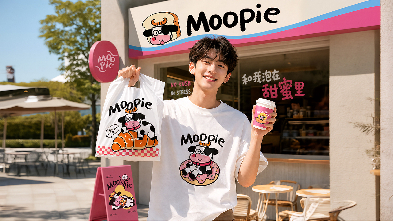 MooPie ｜奶 fufu 烘焙品牌设计（图ZNDA3NTA1ODgw） - 品牌 - 站酷设计师花洒啾原创素材 - 站酷ZCOOL