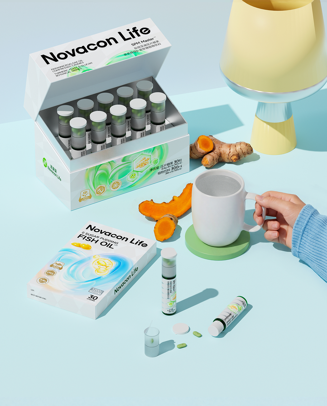 「健康承诺 永恒契约」Novacon Life产品视觉矩阵重塑（图ZNDA3NTExODM2） - 包装 - 站酷设计师妙与妙品牌顾问原创素材 - 站酷ZCOOL