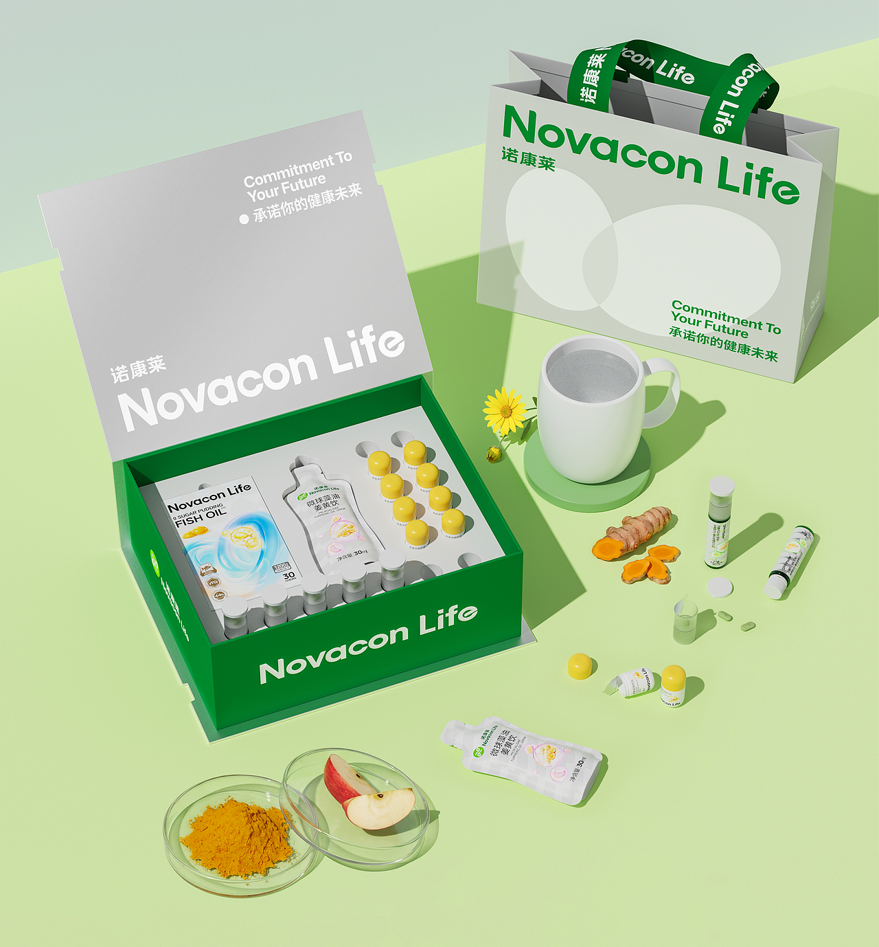 「健康承诺 永恒契约」Novacon Life产品视觉矩阵重塑（图ZNDA3NTExODg4） - 包装 - 站酷设计师妙与妙品牌顾问原创素材 - 站酷ZCOOL