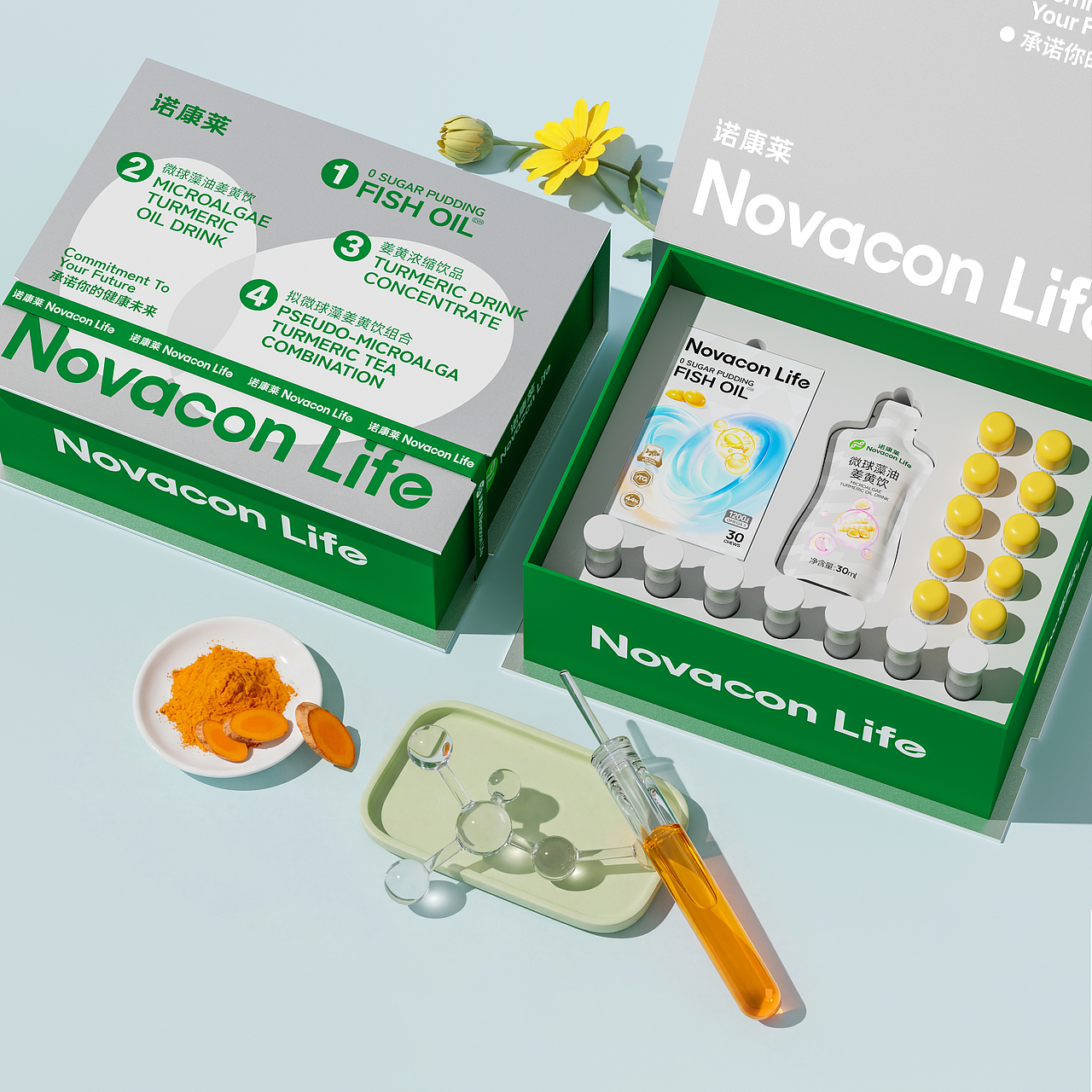 「健康承诺 永恒契约」Novacon Life产品视觉矩阵重塑（图ZNDA3NTExODky） - 包装 - 站酷设计师妙与妙品牌顾问原创素材 - 站酷ZCOOL