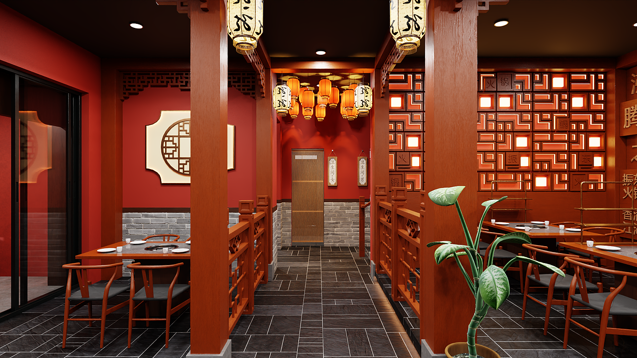 客单案例｜Quán Lẩu ZhenDong Hà Nội（图ZNDA3NTE5NTAw） - 酒店餐饮设计 - 站酷设计师动画肝帝原创素材 - 站酷ZCOOL