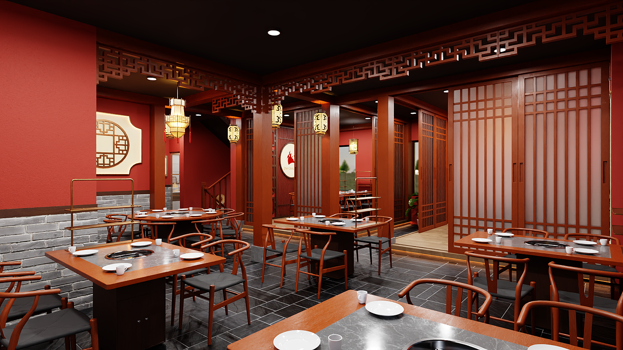 客单案例｜Quán Lẩu ZhenDong Hà Nội（图ZNDA3NTE5NTQw） - 酒店餐饮设计 - 站酷设计师动画肝帝原创素材 - 站酷ZCOOL