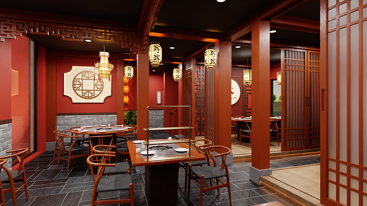 客单案例｜Quán Lẩu ZhenDong Hà Nội（图ZNDA3NTE5NTYw） - 酒店餐饮设计 - 站酷设计师动画肝帝原创素材 - 站酷ZCOOL