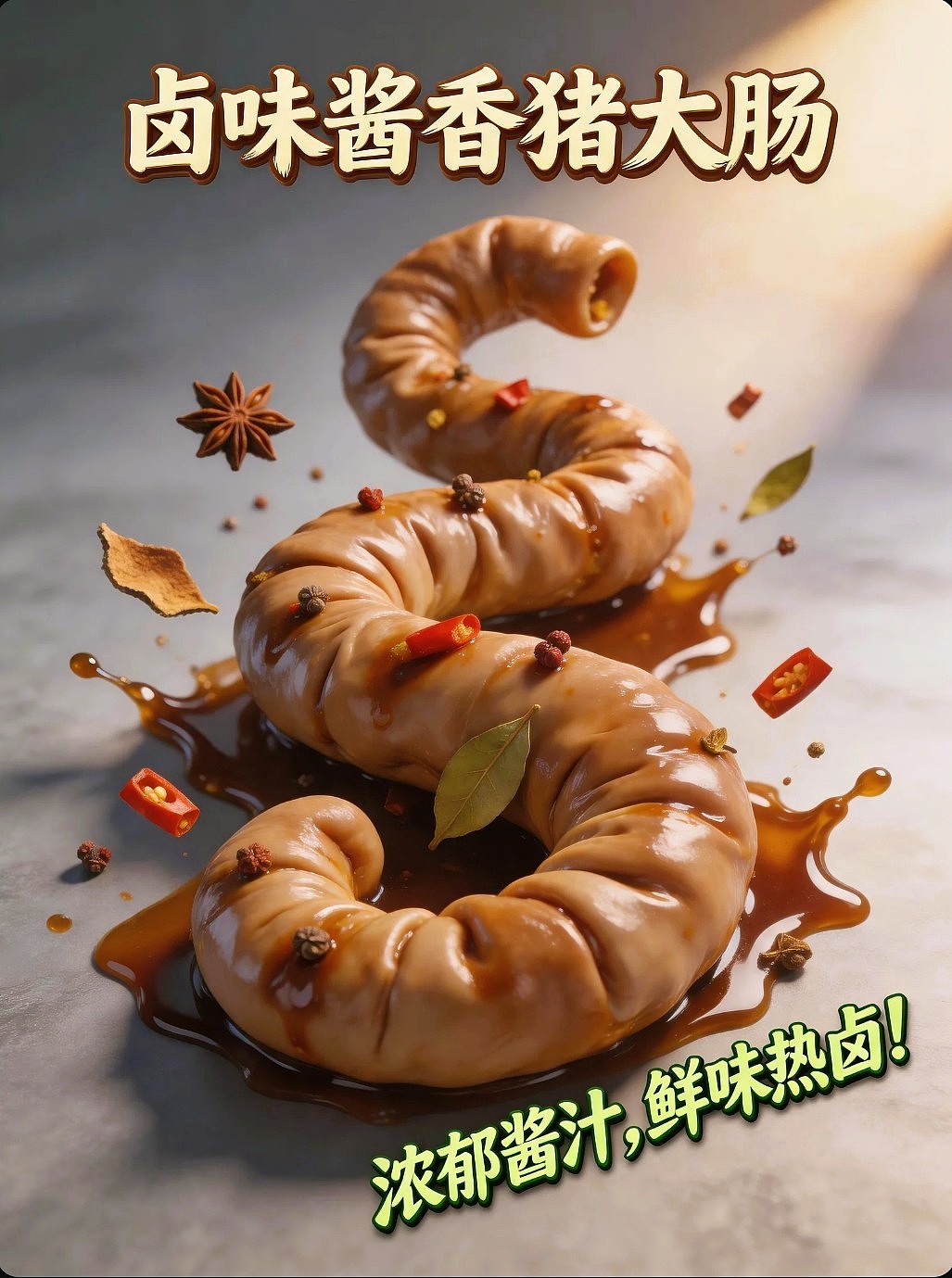 既梦AI设计创意酱香猪大肠海报带提示词AIGC既梦5.0（图ZNDA3NTI0Mzk2） - 海报 - 站酷设计师风中的玫瑰耶原创素材 - 站酷ZCOOL