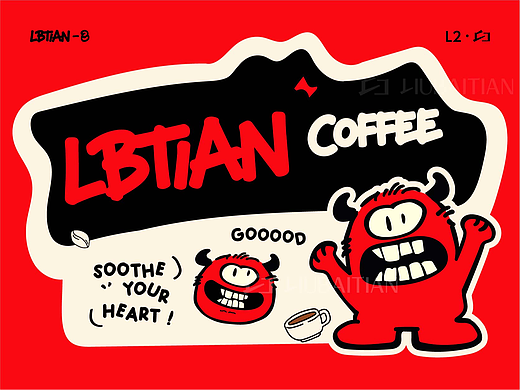「 LBTIAN 」咖啡店品牌原创设计