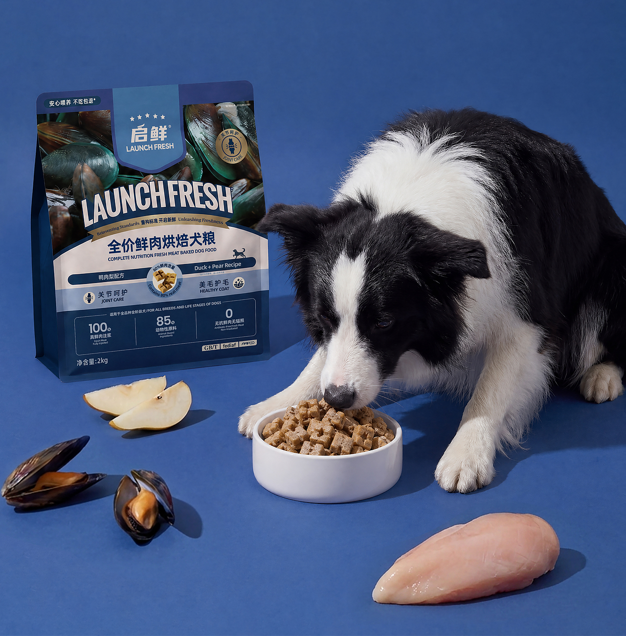 整点彩蛋xLAUNCH FRESH启鲜鲜肉烘焙系列宠粮包装设计（图ZNDA3NTMwNTY4） - 包装 - 站酷设计师整点彩蛋原创素材 - 站酷ZCOOL