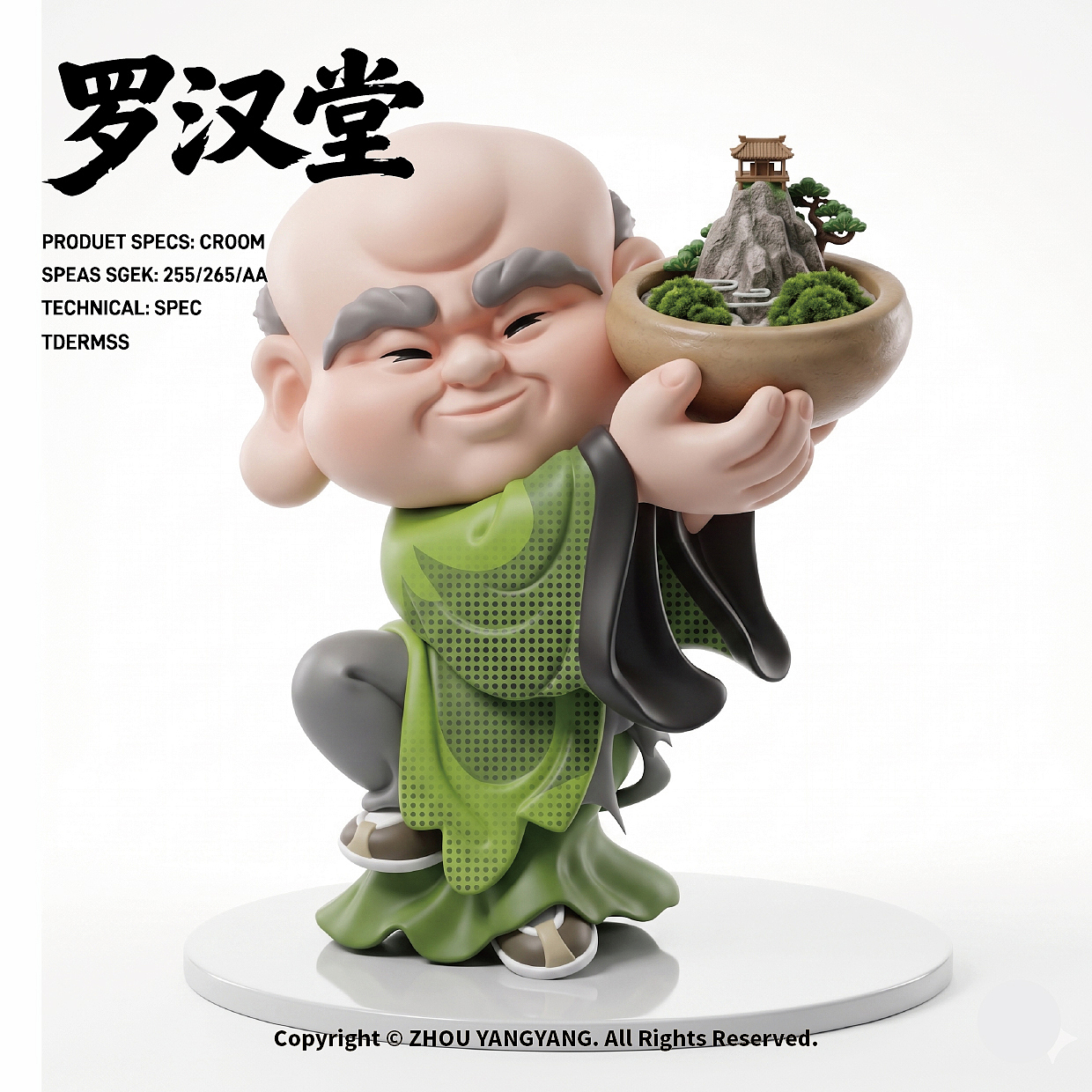 觉者 罗汉堂（图ZNDA3NTMyMzcy） - 商业插画 - 站酷设计师周洋洋洋原创素材 - 站酷ZCOOL