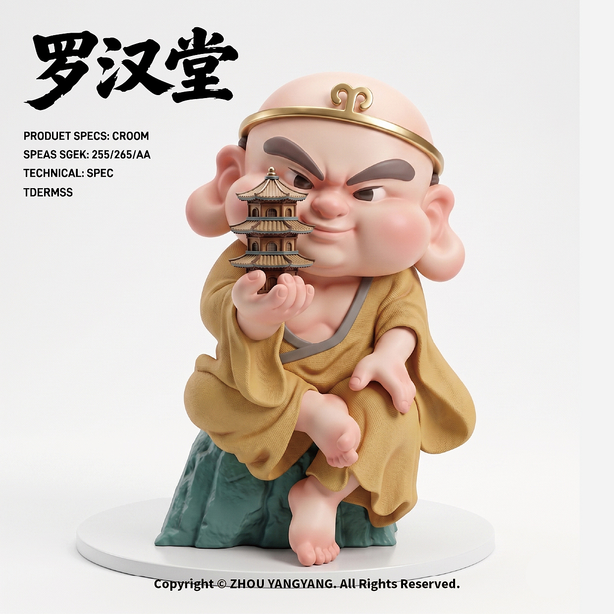 觉者 罗汉堂（图ZNDA3NTMyMzky） - 商业插画 - 站酷设计师周洋洋洋原创素材 - 站酷ZCOOL