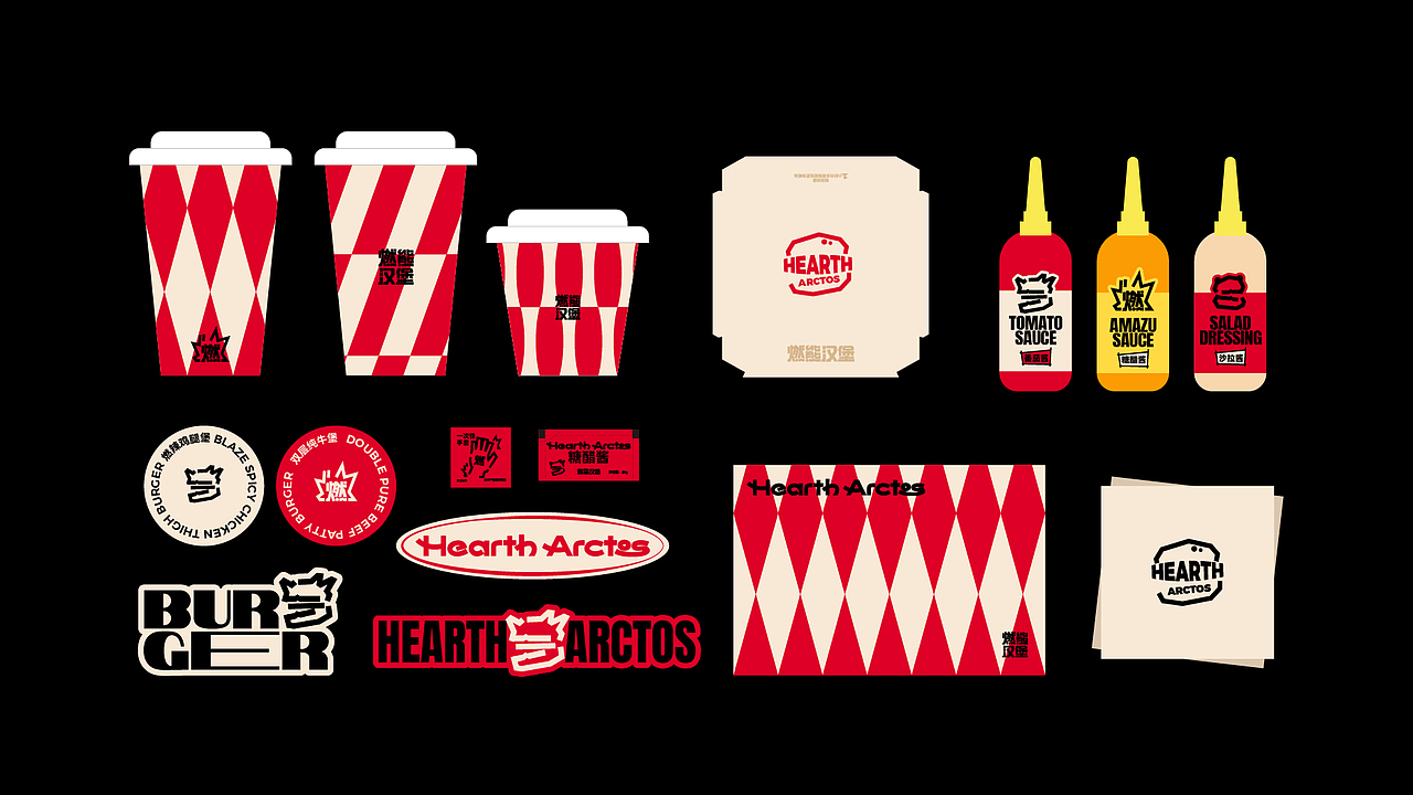 HEARTH ARCTOS|复古轻美式汉堡品牌视觉升级(图ZNDA3NTM2MjI4) - 品牌 - 站酷设计师NJSTAR原创素材 - 站酷ZCOOL