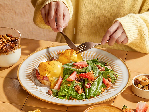 【乐班】西餐轻食拍摄
