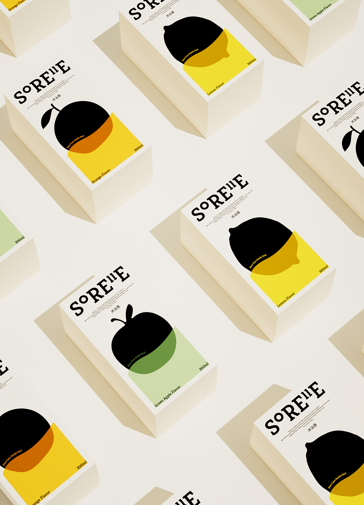 SORELLE | 海外洗护品牌包装设计（图ZNDA3NTM3MjM2） - 包装 - 站酷设计师Project21原创素材 - 站酷ZCOOL