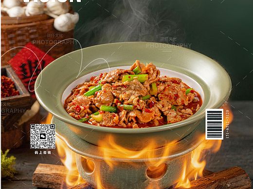 济南柒仟美食摄影|江西小炒拍摄×柒仟视觉摄影师铃铛