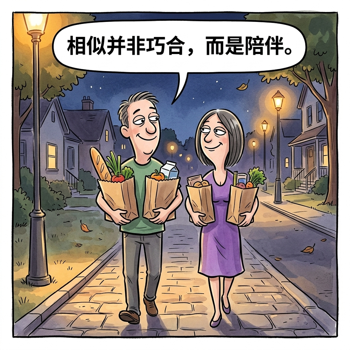 为什么很多夫妻越看越像？原来不是玄学（图ZNDA3NTYwMDYw） - 中/长篇漫画 - 站酷设计师huashuoshi原创素材 - 站酷ZCOOL