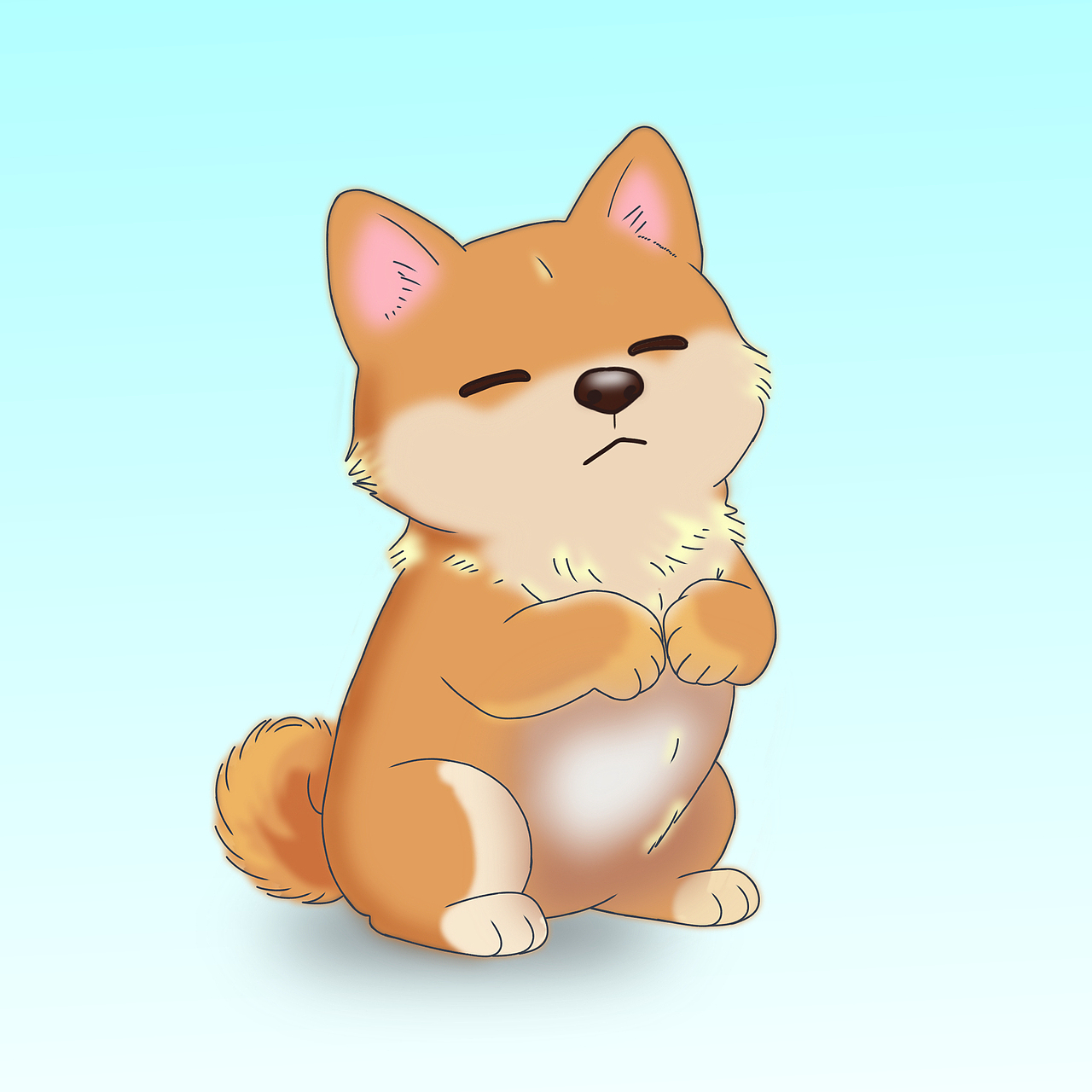 手绘狗狗系列（图ZNDA3NTYyODk2） - 儿童插画 - 站酷设计师手绘鲸鱼捧着星星原创素材 - 站酷ZCOOL