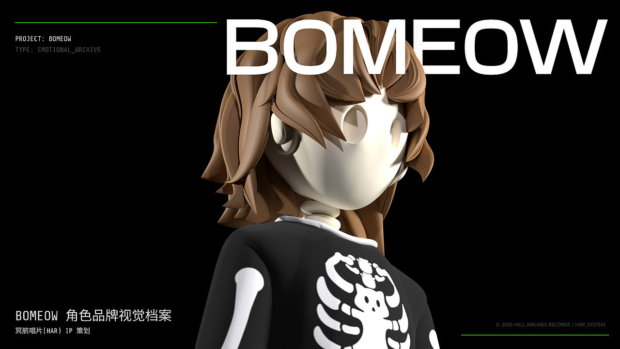 BOMEOW 角色品牌视觉档案（图ZNDA3NTYzMDAw） - IP形象 - 站酷设计师kenwongxu原创素材 - 站酷ZCOOL