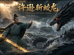 【许逊斩蛟龙】