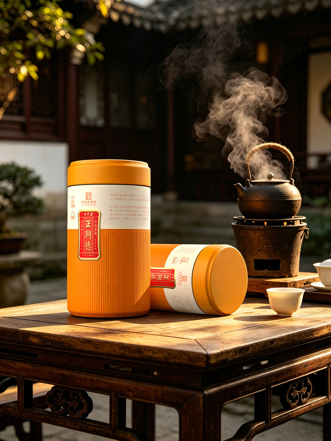 正兴德（罐茶）包装设计（图ZNDA3NTkzOTI4） - 包装 - 站酷设计师庞亚辉包装设计原创素材 - 站酷ZCOOL