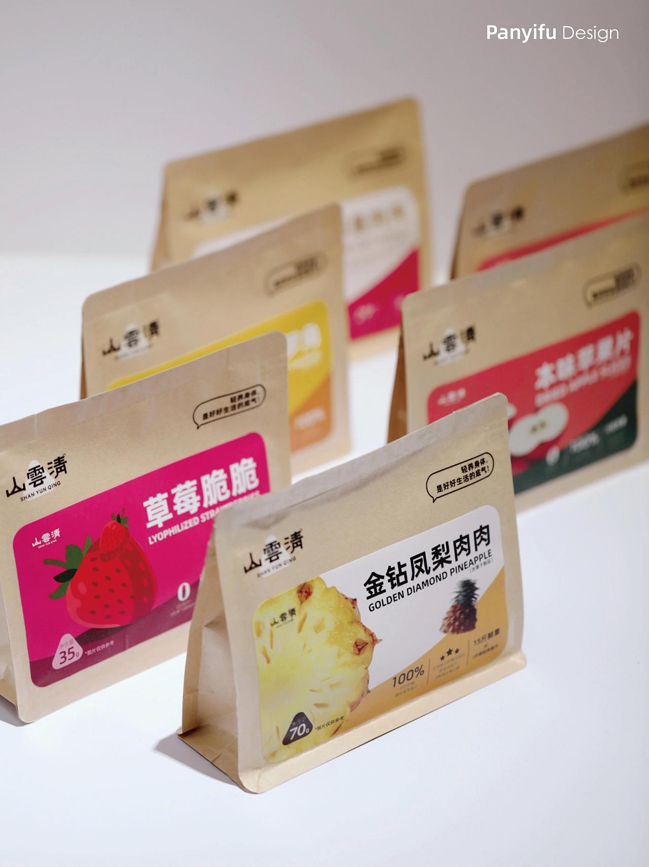 案例｜山云青 x 潘艺夫设计｜果小养冻干果干系列（图ZNDA3NjAzNzE2） - 包装 - 站酷设计师潘艺夫设计原创素材 - 站酷ZCOOL