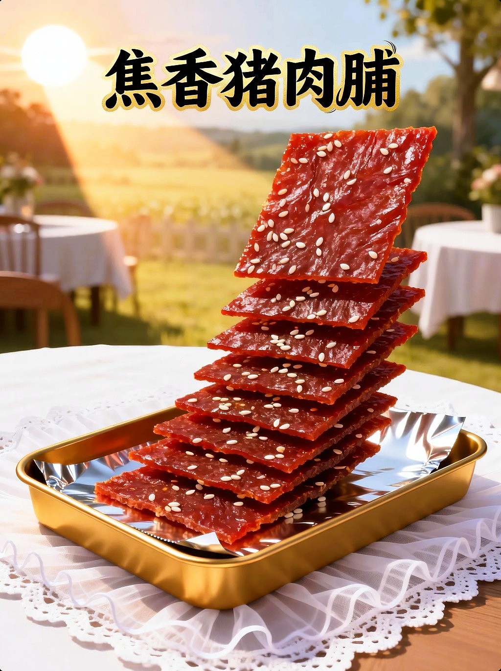 既梦AI设计创意焦香猪肉脯海报带提示词AIGC既梦5.0(图ZNDA3NjMxNTQw) - 海报 - 站酷设计师风中的玫瑰耶原创素材 - 站酷ZCOOL