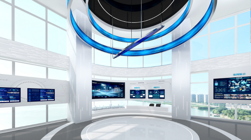 AI科技展厅设计案例：以智为眼，打造企业科技展示标杆空间（图ZMTU2MzcyMDA=） - 资讯 - 站酷设计师smone原创素材 - 站酷ZCOOL