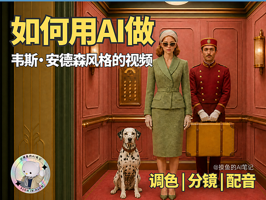 摸鱼AI | 如何用AI生成韦斯·安德森风格的视频？