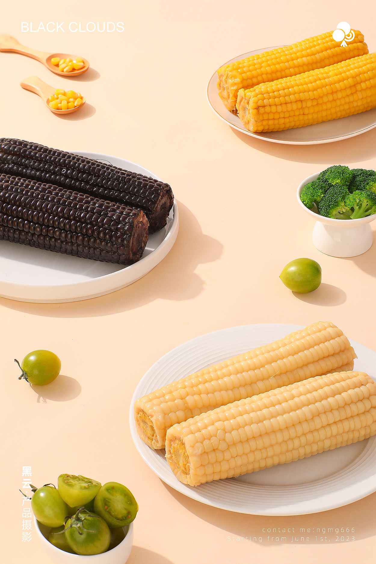鲜食玉米丨黑云产品摄影（图ZNDA3Njc1Mzg4） - 产品摄影 - 站酷设计师黑云产品摄影原创素材 - 站酷ZCOOL