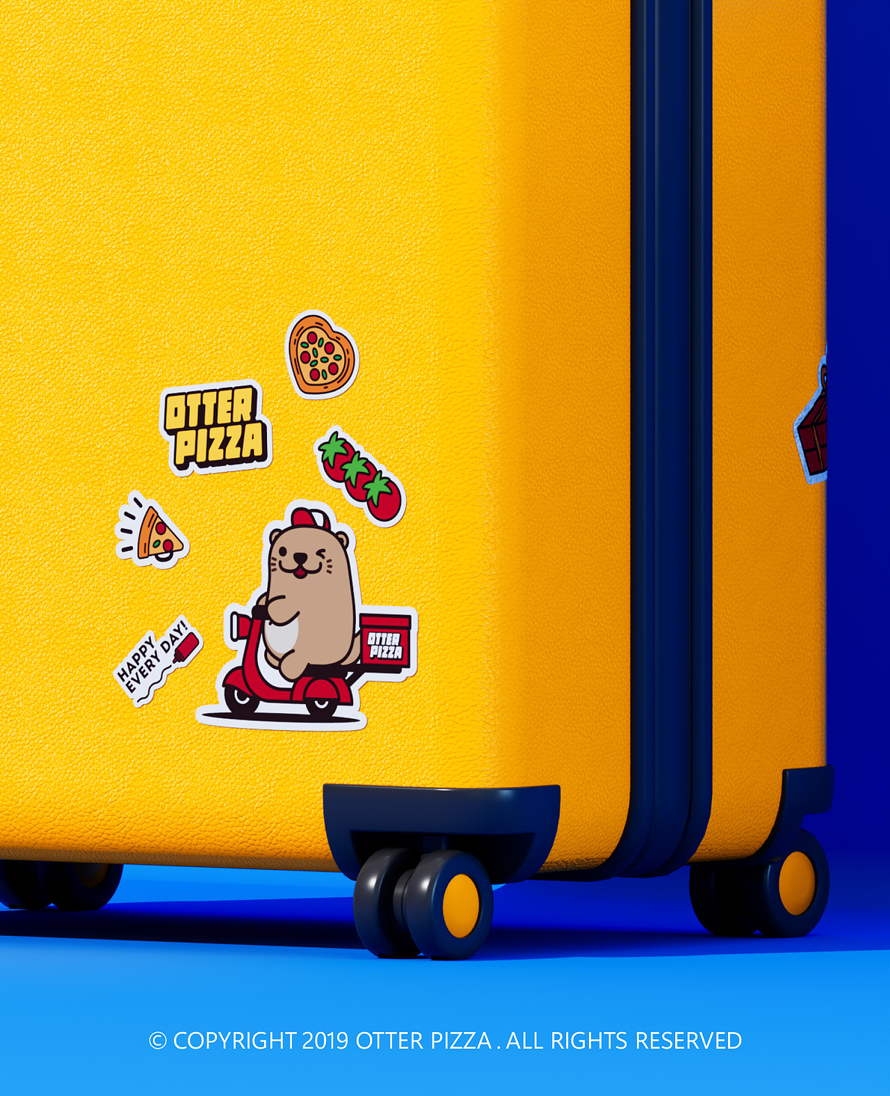 新加坡Otter Pizza品牌IP全案设计（图ZNDA3NzA5MDQ4） - IP形象 - 站酷设计师Afly_原创素材 - 站酷ZCOOL