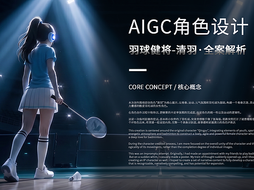 初与久歌AIGC-IP角色与场景设计丨《清羽》· NO.01