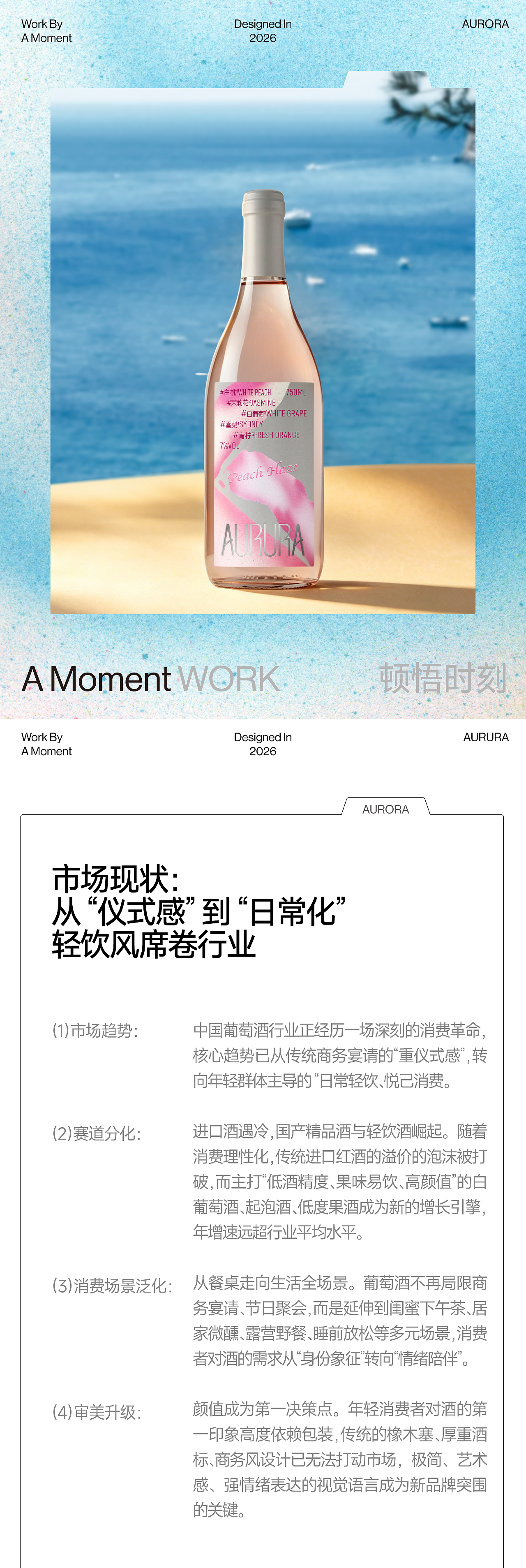 AURORA｜气泡酒包装设计（图ZNDA3NzE3NDg4） - 包装 - 站酷设计师顿悟时刻原创素材 - 站酷ZCOOL