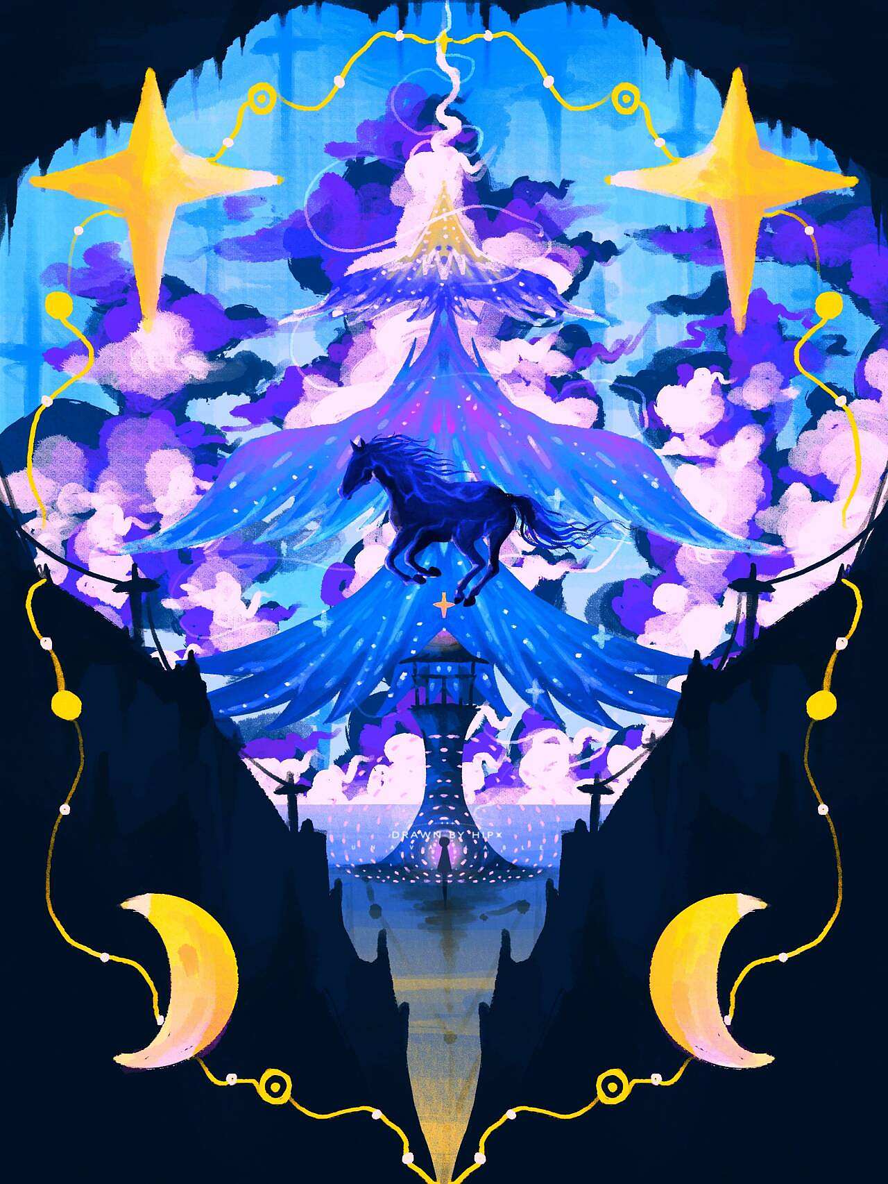 感受瓶中景，全新系列-春天篇（图ZNDA3NzI0NDk2） - 艺术插画 - 站酷设计师海平线HIPX原创素材 - 站酷ZCOOL