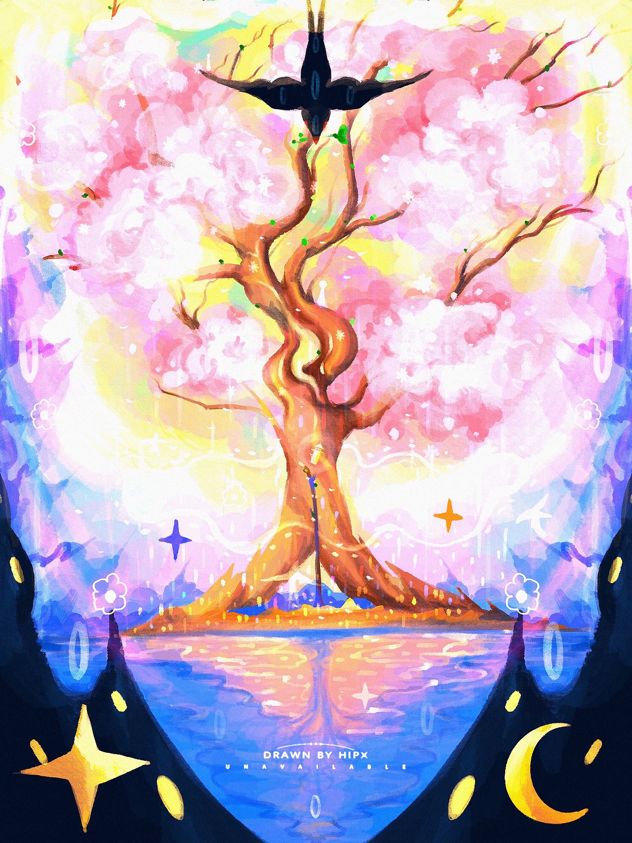 感受瓶中景，全新系列-春天篇（图ZNDA3NzI0NTA4） - 艺术插画 - 站酷设计师海平线HIPX原创素材 - 站酷ZCOOL