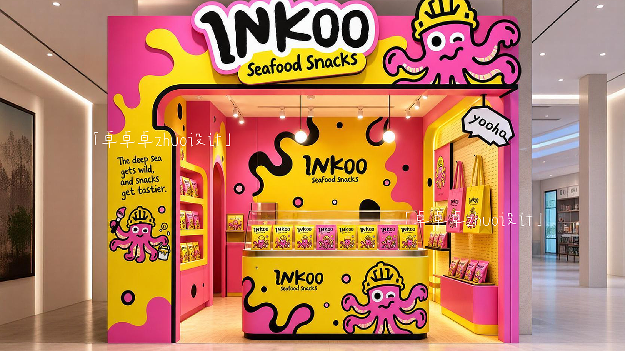 原创｜零食品牌｜INKOO海味零食（图ZNDA3NzI1NzQ4） - 其他工业/产品 - 站酷设计师卓卓卓zhuo原创素材 - 站酷ZCOOL