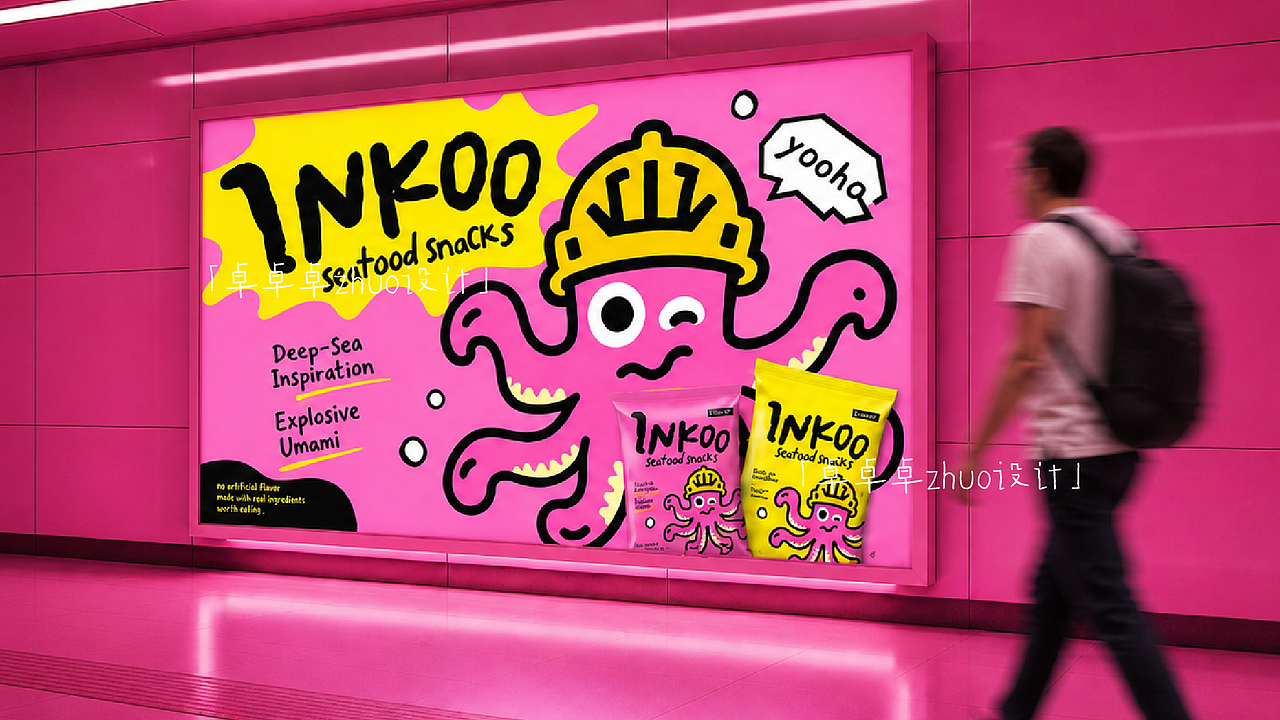 原创｜零食品牌｜INKOO海味零食（图ZNDA3NzI1NzU2） - 其他工业/产品 - 站酷设计师卓卓卓zhuo原创素材 - 站酷ZCOOL