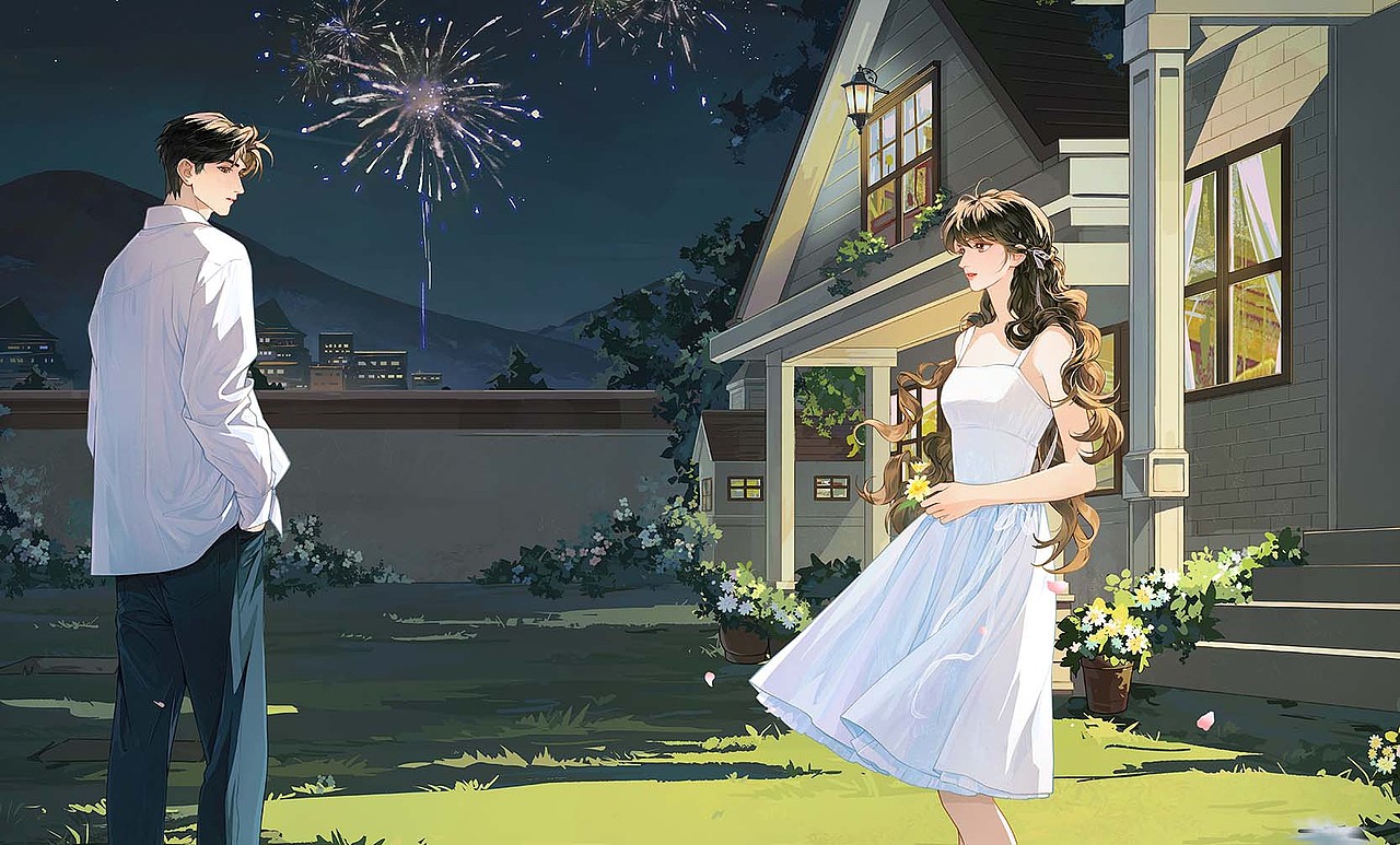 夏夜🎆（图ZNDA3NzMzODky） - 商业插画 - 站酷设计师官官an原创素材 - 站酷ZCOOL