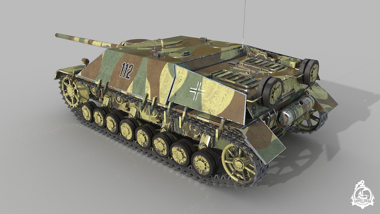 IV号坦克歼击车 L70/V（图ZNDA3NzM1MTgw） - 机械/交通 - 站酷设计师ennuishao原创素材 - 站酷ZCOOL