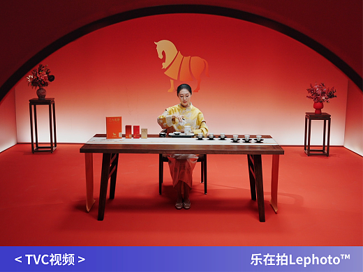 新春氛围视觉｜八马茶业·马年CNY茶叶茶礼盒海报&TVC