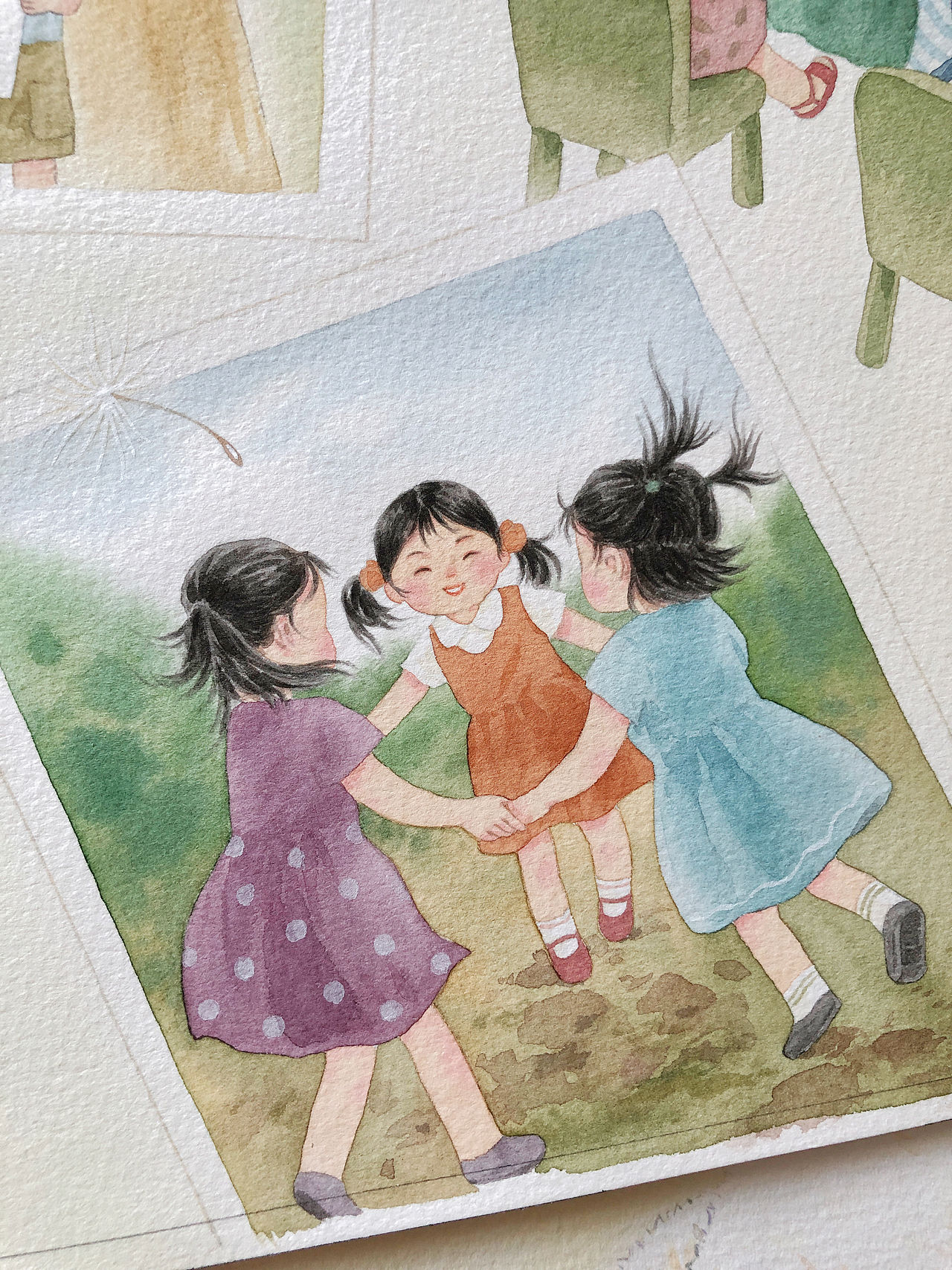 水彩绘本《“再见”是什么》出版了（图ZNDA3NzQ5MjE2） - 绘本 - 站酷设计师冰儿萧萧原创素材 - 站酷ZCOOL