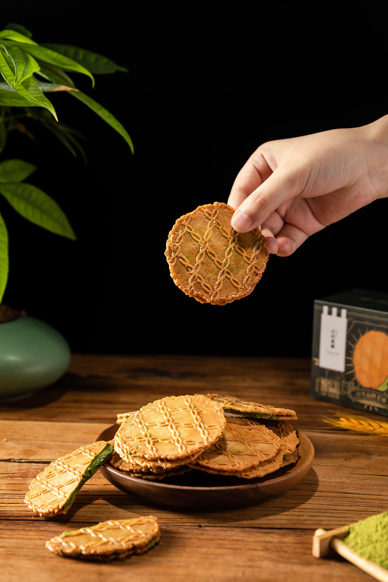 抹茶饼干主图拍摄案例（图ZNDA3NzU4MzIw） - 产品摄影 - 站酷设计师芷君视觉原创素材 - 站酷ZCOOL